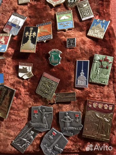 Значки города СССР