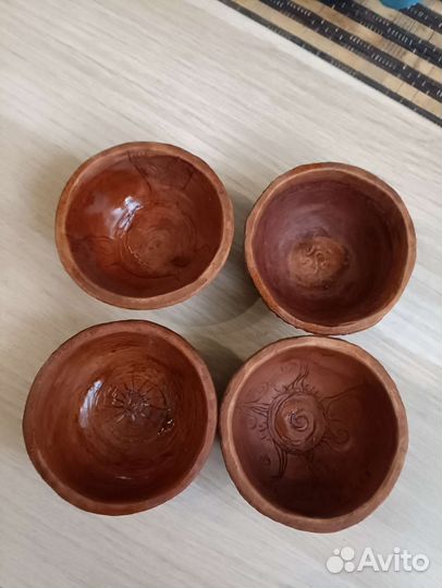 Пиалы для чайной церемонии глина