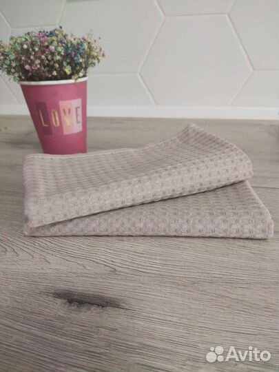 Кухонные полотенца вафельные