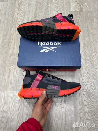 Кроссовки Reebok Zig Kinetica Black Vis Orange