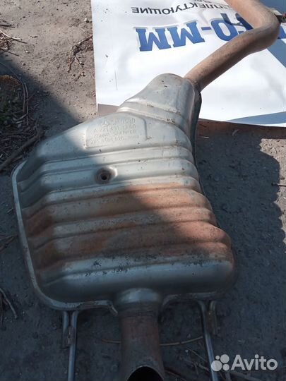 Глушитель задний Мерседес Бенц S-класс W221 М272