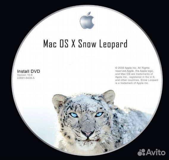 Загрузочный диск Mac OS Snow Leopard