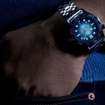 Часы Omega Seamaster Diver Co-Axial Summer Blue