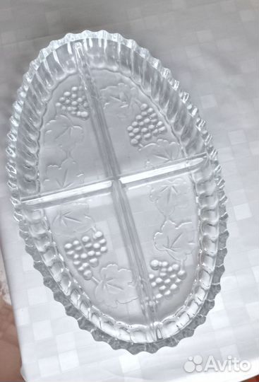 Хрустальные тарелки