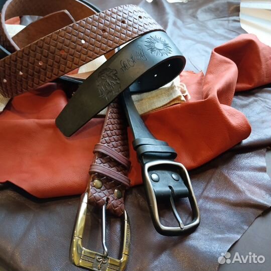 Ремень мужской натуральная кожа