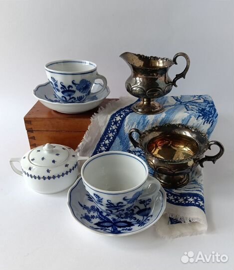 Чайная пара винтаж Bavaria, сахарница Thomas