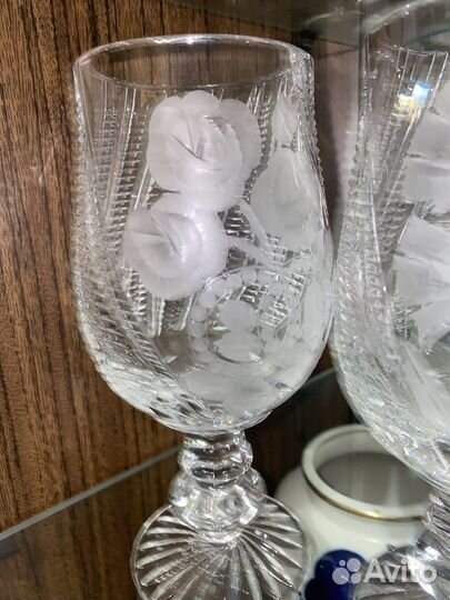 Хрустальный кубок ваза, бокал