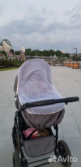 Детская Коляска 2 в 1 Platinum, в подарок конверт
