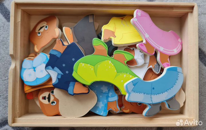 Развивающие деревянные игрушки пазл