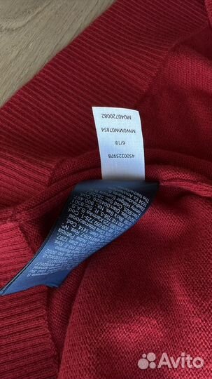 Tommy hilfiger свитер пима коттон кашемир р.М