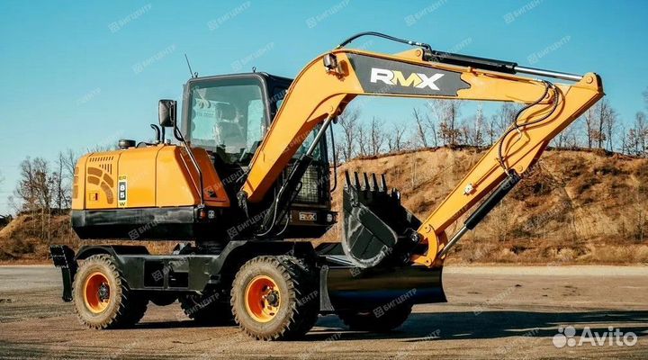 Колёсный экскаватор Runmax ER85W, 2024