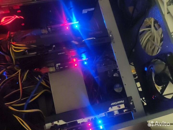 Cold case / Корпус для майнинг фермы 8 карт