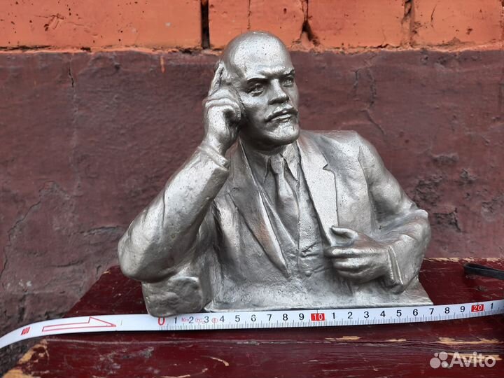 Бюст ленина алюминий