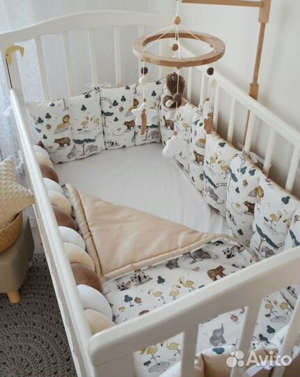 Бортики в детскую кроватку