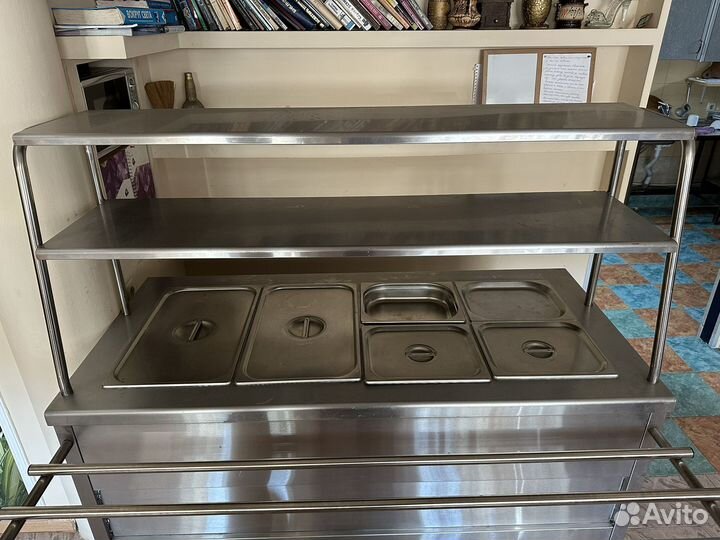 Линия раздачи с подогревом