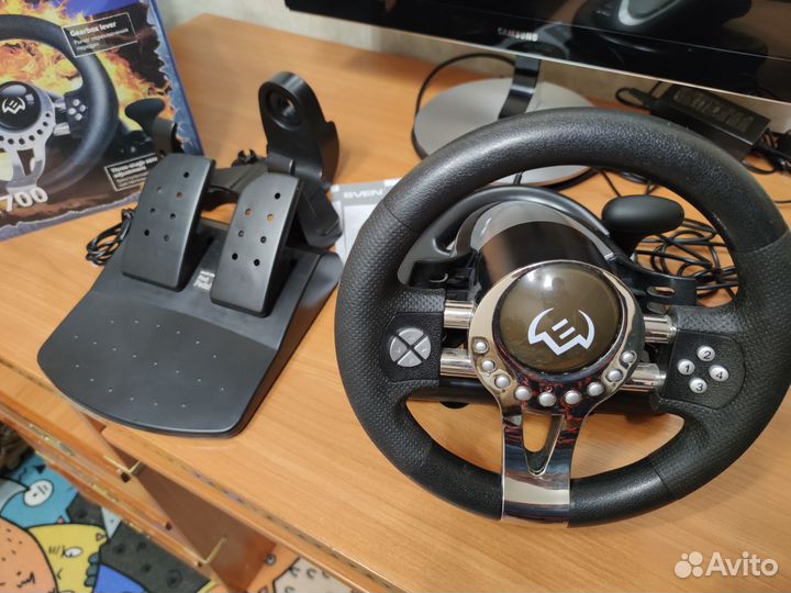 Игровой руль sven GC-W700