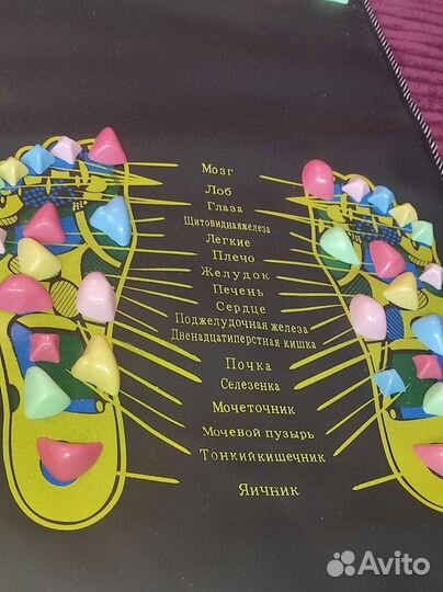 Массажный коврик морская галька