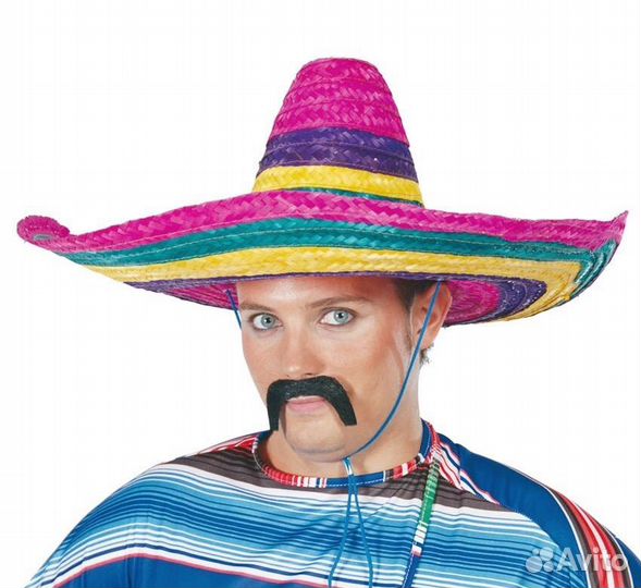 Шляпа самбреро карнавальная