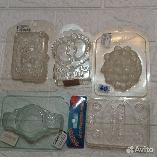 Пластиковые формы для мыла