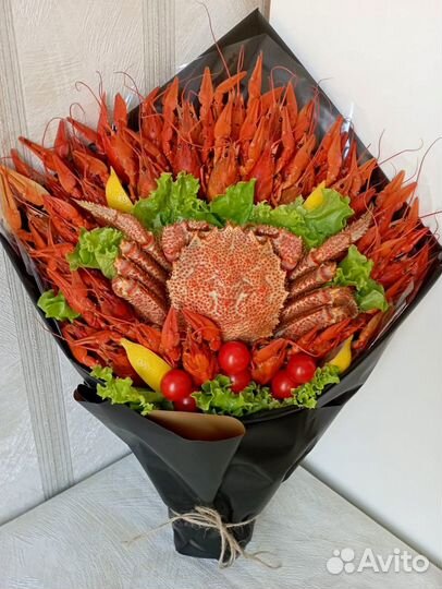 Вкусные букеты из морепродуктов vkusbyket Челяба