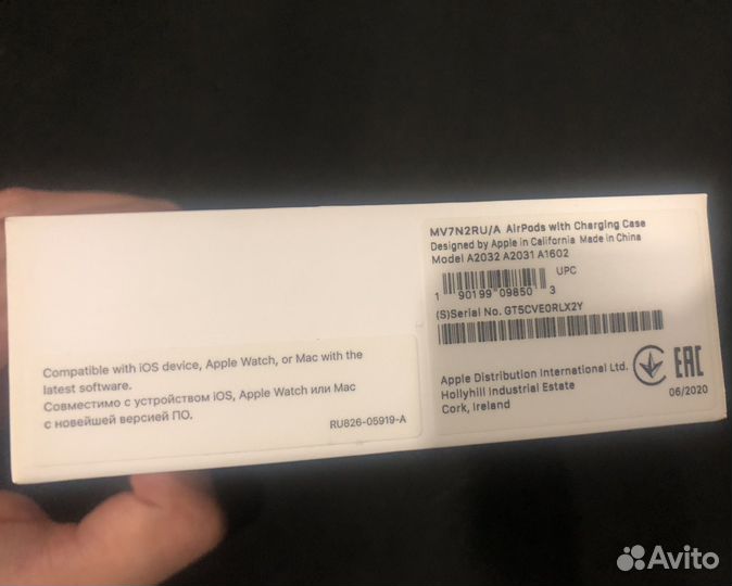 Apple airpods (mv7n2ru/a)