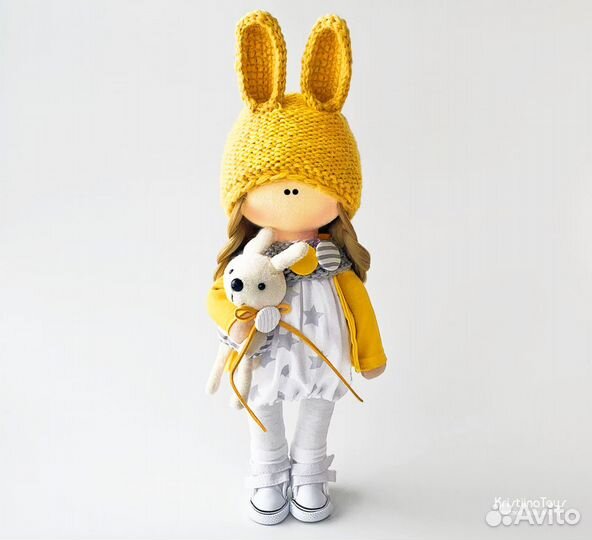 Кукла-зайчик символ 2023 года