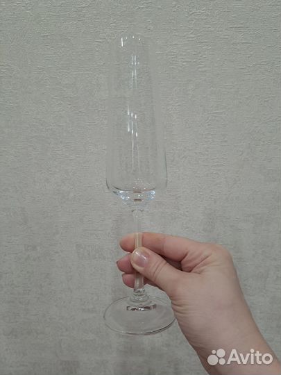 Набор бокалов для шампанского 180 мл 6 шт. новые