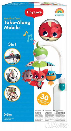 Малый мобиль Tiny Love Солнечная полянка