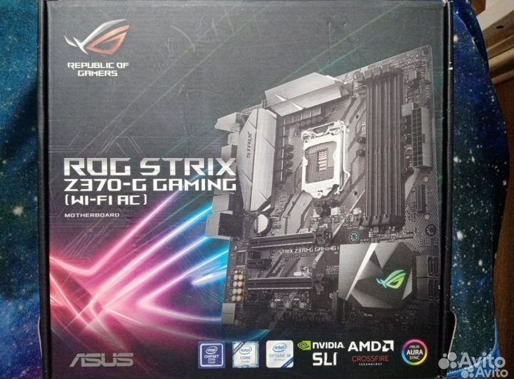 Материнская плата с процессором i5 9600k