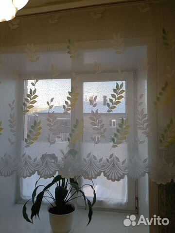 Тюль на кухню новая