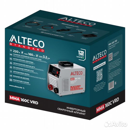 Инверторный сварочный аппарат alteco 70220