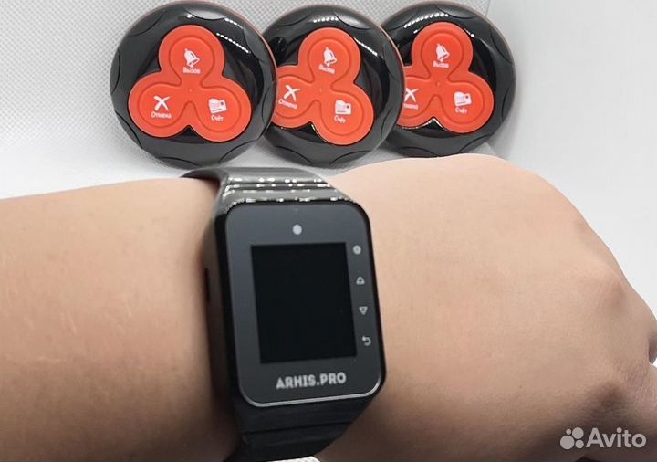 Влагозащищенная кнопка вызова персонала пейджер