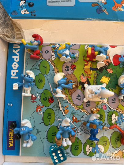 Смурфики из ленты полный набор