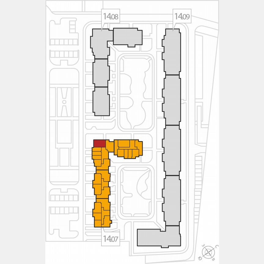 2-к. квартира, 65,8 м², 7/8 эт.