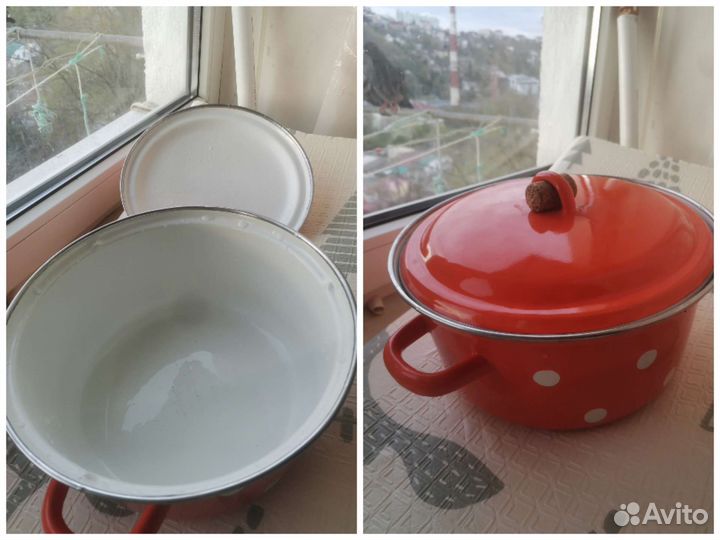 Сковородки разные блинные, крышки и кострюли