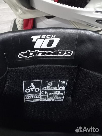 Alpinestars T10, мотоботы, кроссовые