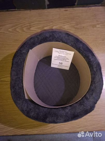 Шапка форменная новая 58 размер