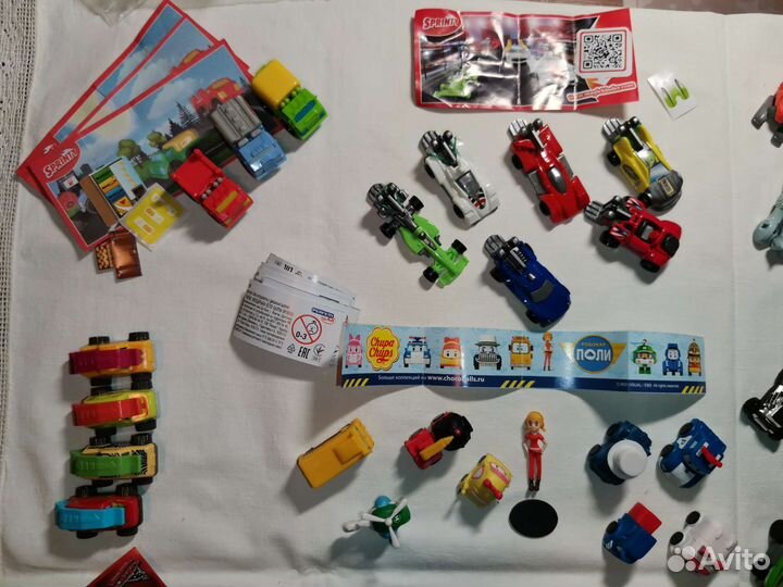 Серии машинок, спецтехники, самокатов и т.д