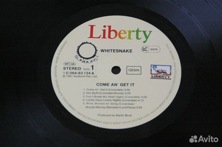 Пластинки Whitesnake