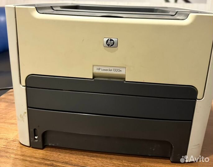 Принтер hp laserjet 1320n (пробег 367958) сетевой