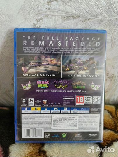 Saints ROW THE third remastered ps4