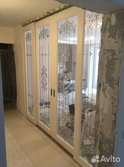 Скрытая дверь под отделку