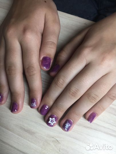 Наращивание ногтей на дому