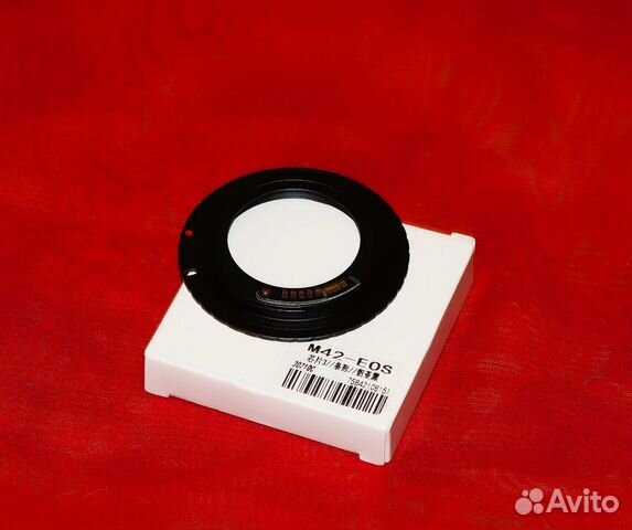 Адаптер M42-EOS с чипом новый