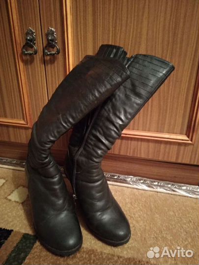 Сапоги женские натуральная кожа