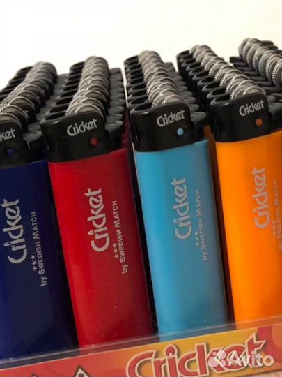 Зажигалки Крикет блоками