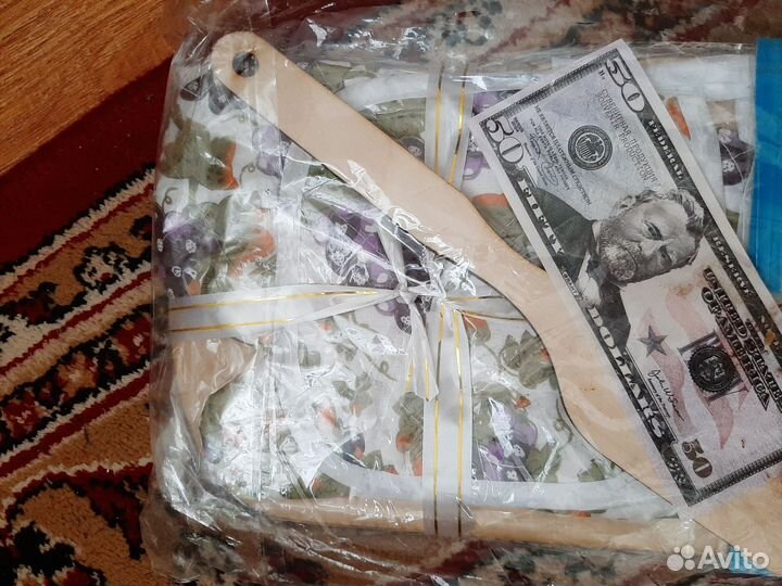 Доска разделочная +ложка+прихватка