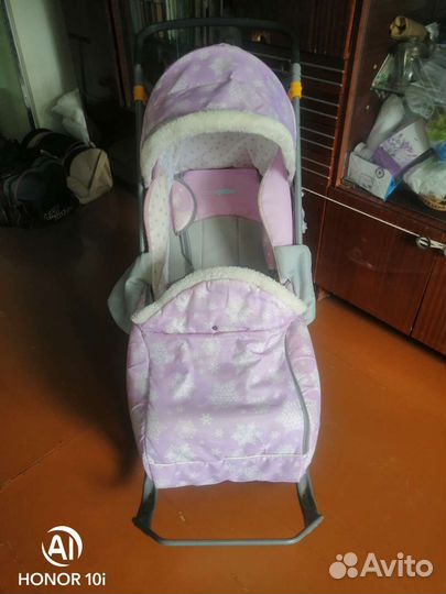 Коляска санки