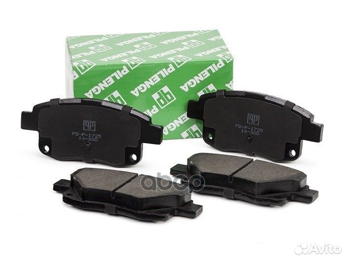 FD-P 1725 Колодки тормозные ford transit 06- за