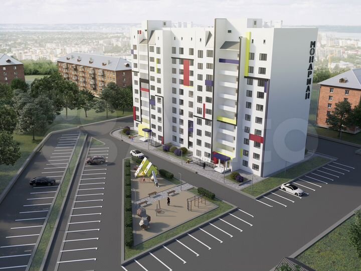 2-к. квартира, 67,2 м², 3/10 эт.